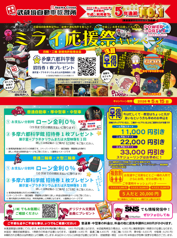 4月のキャンペーン！